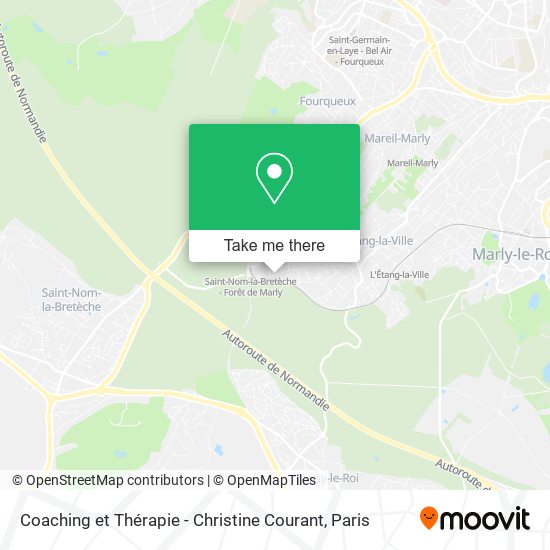 Coaching et Thérapie - Christine Courant map