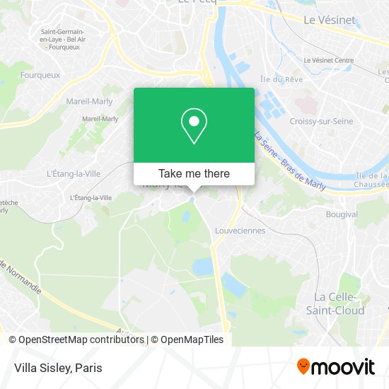 Mapa Villa Sisley