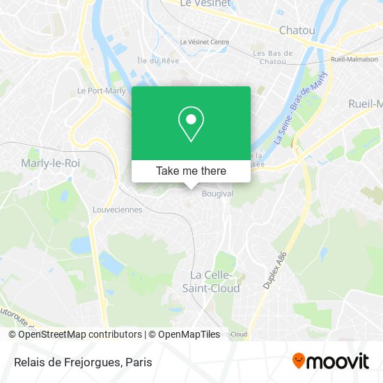 Relais de Frejorgues map