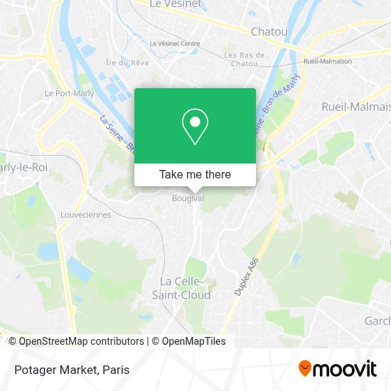 Potager Market map