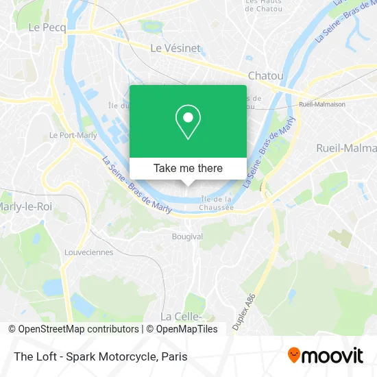 The Loft - Spark Motorcycle map
