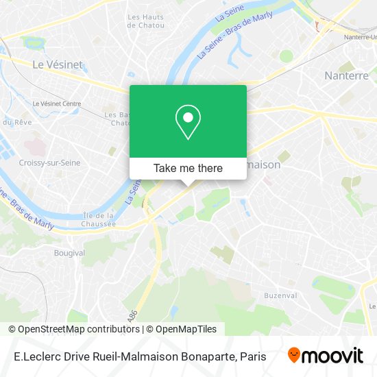 E.Leclerc Drive Rueil-Malmaison Bonaparte map