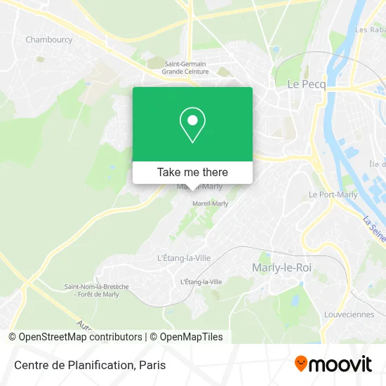 Centre de Planification map