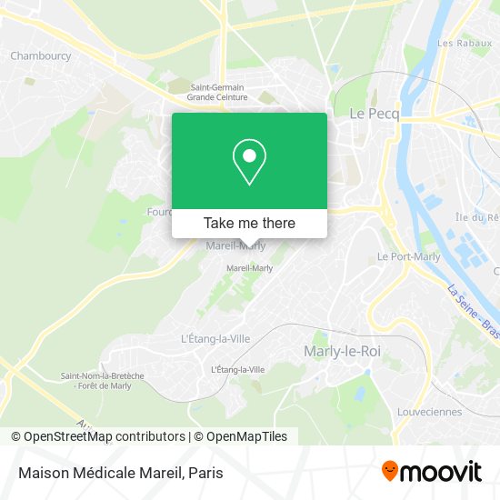 Mapa Maison Médicale Mareil