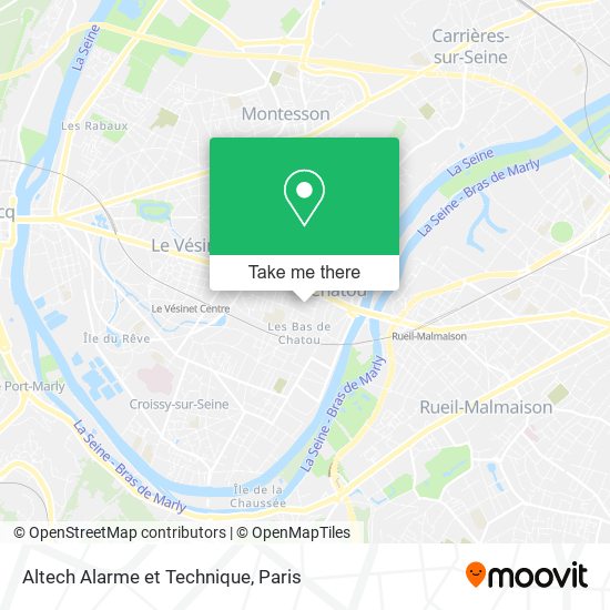 Mapa Altech Alarme et Technique