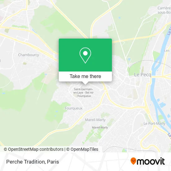 Perche Tradition map