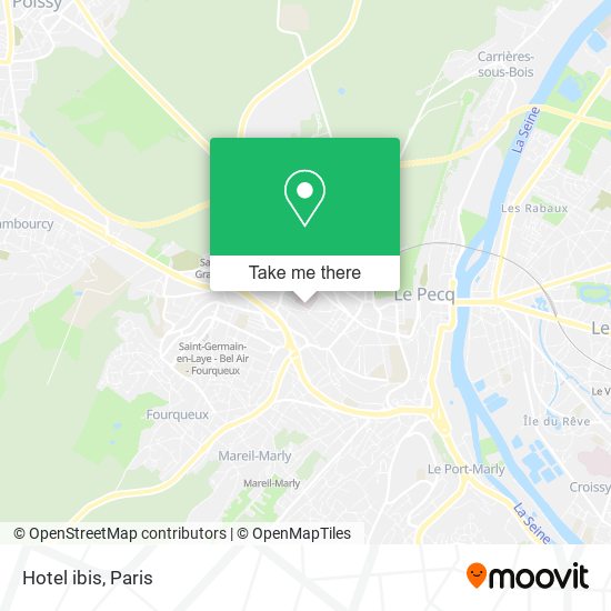 Hotel ibis map