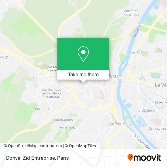 Donval Zid Entreprise map