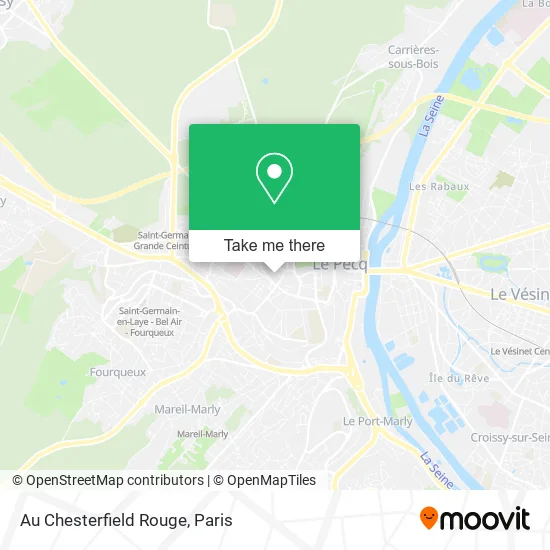 Au Chesterfield Rouge map