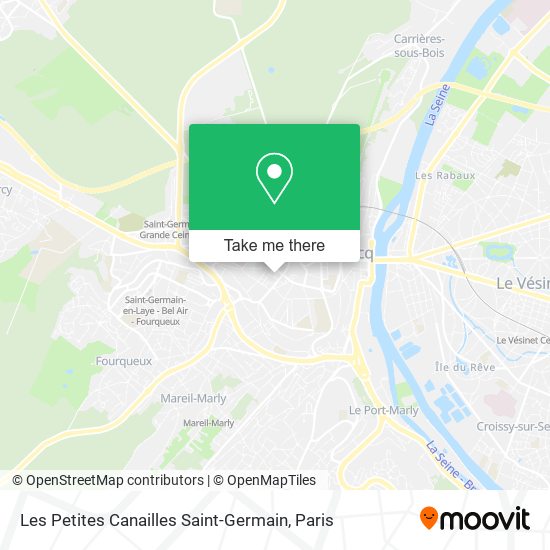 Les Petites Canailles Saint-Germain map