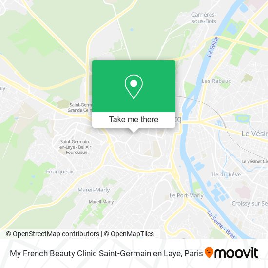 My French Beauty Clinic Saint-Germain en Laye map