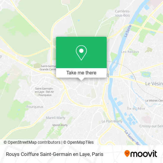 Rouys Coiffure Saint-Germain en Laye map