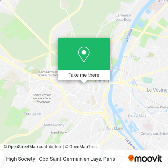 High Society - Cbd Saint-Germain en Laye map