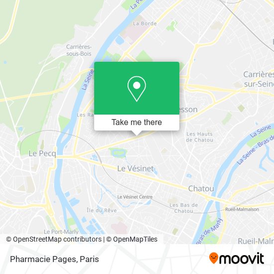 Pharmacie Pages map