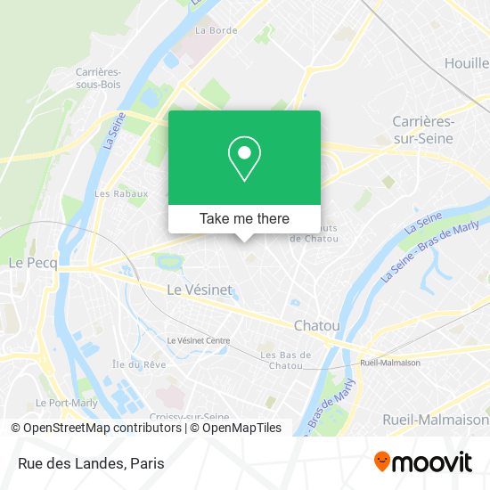 Rue des Landes map