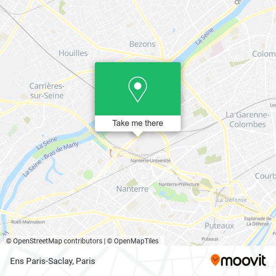 Mapa Ens Paris-Saclay