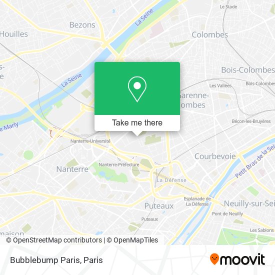 Bubblebump Paris map