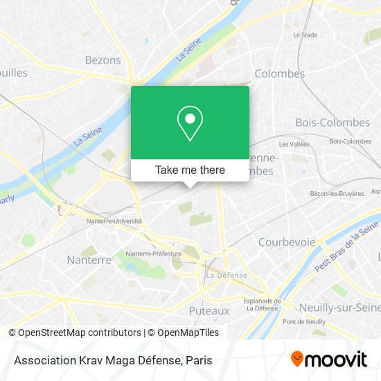 Association Krav Maga Défense map