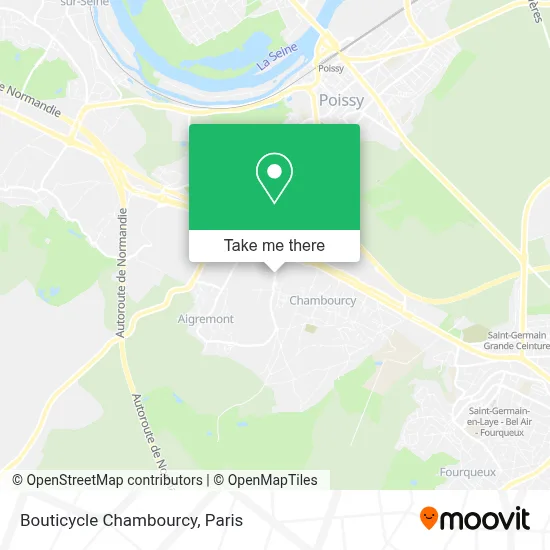 Bouticycle Chambourcy map
