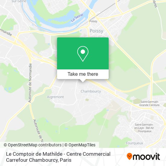 Le Comptoir de Mathilde - Centre Commercial Carrefour Chambourcy map