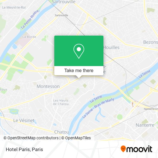 Hotel Paris map