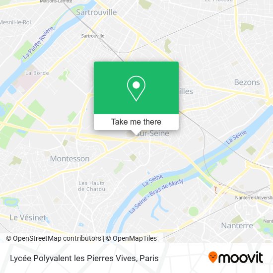 Mapa Lycée Polyvalent les Pierres Vives