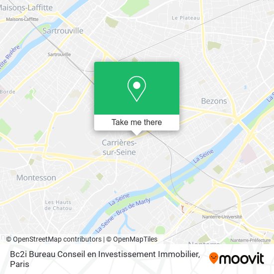 Bc2i Bureau Conseil en Investissement Immobilier map