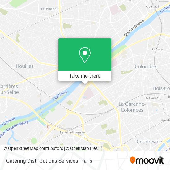 Catering Distributions Services map