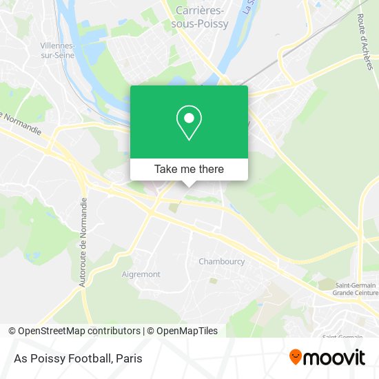 As Poissy Football map