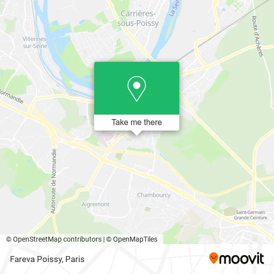 Fareva Poissy map