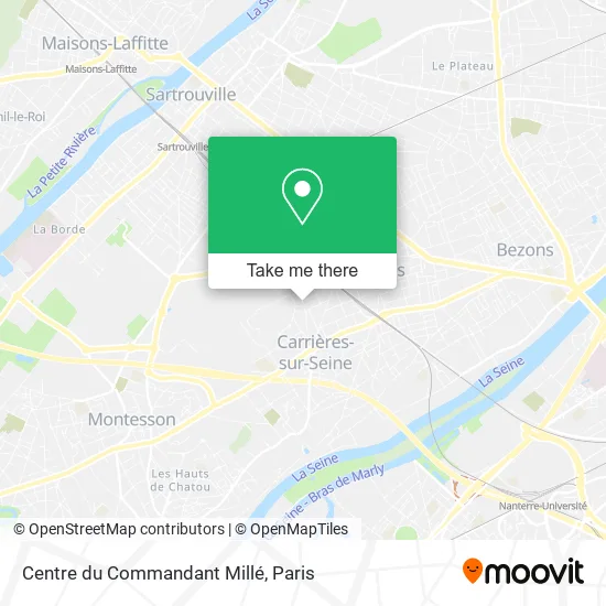 Centre du Commandant Millé map
