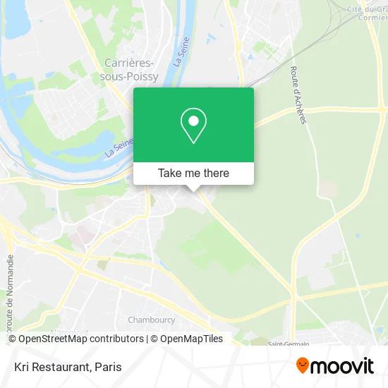Kri Restaurant map