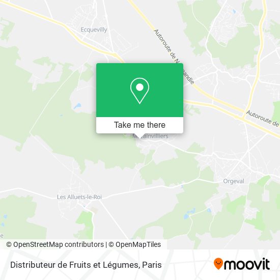 Distributeur de Fruits et Légumes map