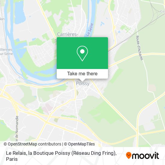 Le Relais, la Boutique Poissy (Réseau Ding Fring) map