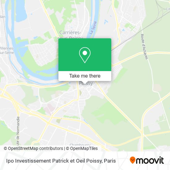 Ipo Investissement Patrick et Oeil Poissy map