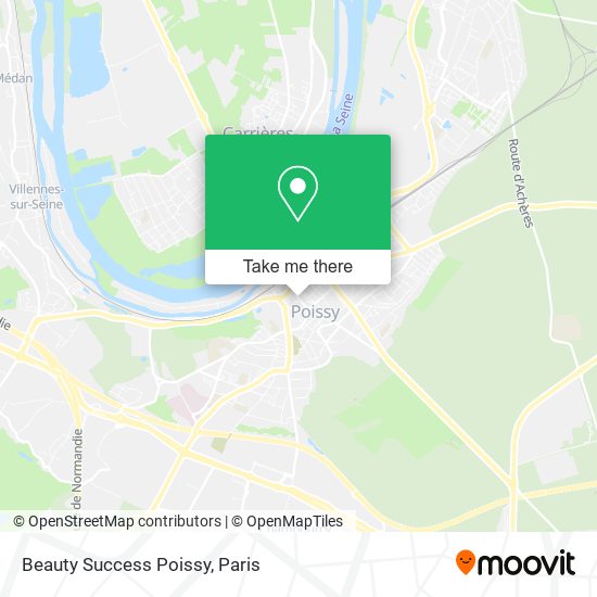 Beauty Success Poissy map