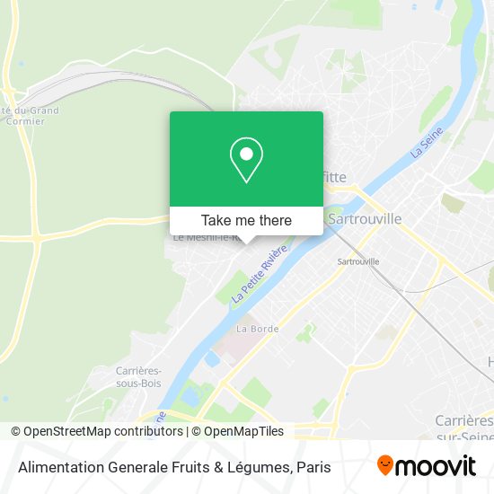 Alimentation Generale Fruits & Légumes map