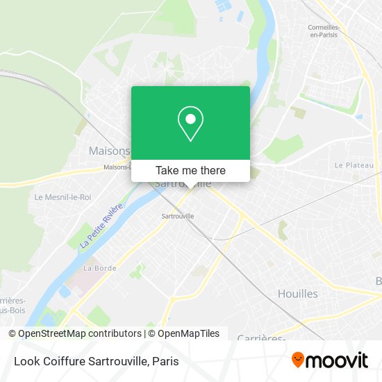 Look Coiffure Sartrouville map