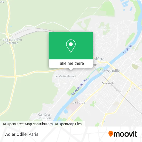Adler Odile map