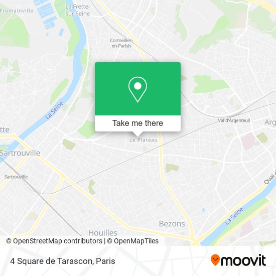 4 Square de Tarascon map