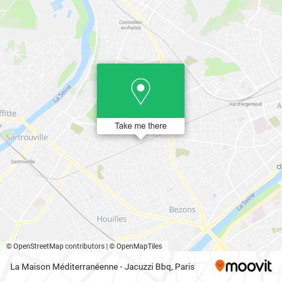 La Maison Méditerranéenne - Jacuzzi Bbq map