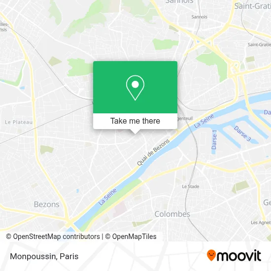 Monpoussin map