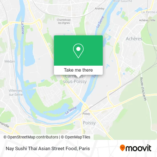Nay Sushi Thaï Asian Street Food map