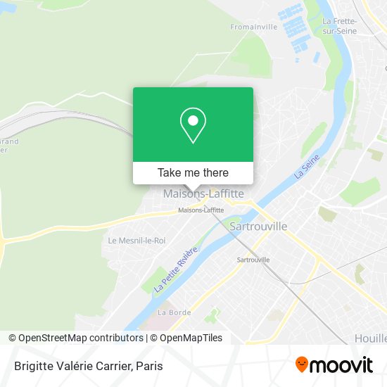 Brigitte Valérie Carrier map