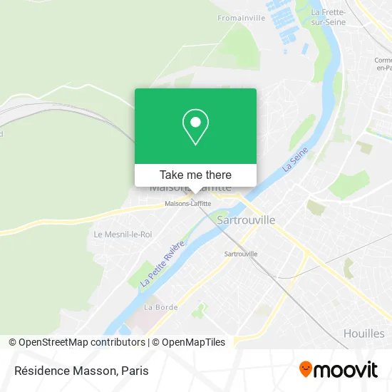 Résidence Masson map