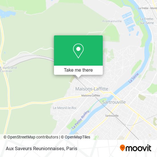 Aux Saveurs Reunionnaises map