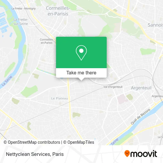 Nettyclean Services map