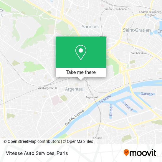 Mapa Vitesse Auto Services