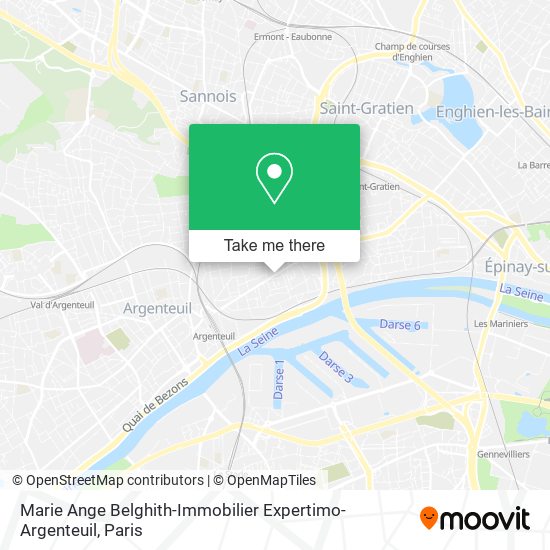 Marie Ange Belghith-Immobilier Expertimo-Argenteuil map