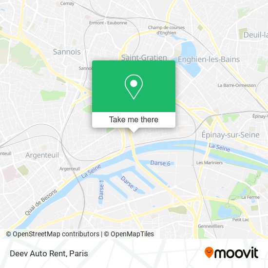 Deev Auto Rent map